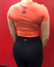 Load image into Gallery viewer, Women’s Orange Cropped Tee